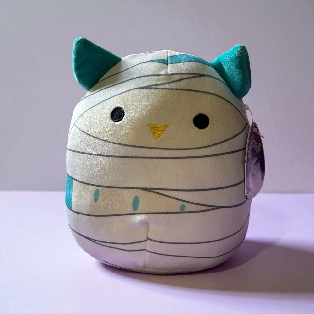 Squishmallows 8” Winston the Mummy Owl NWT | Halloween 2021 Edition